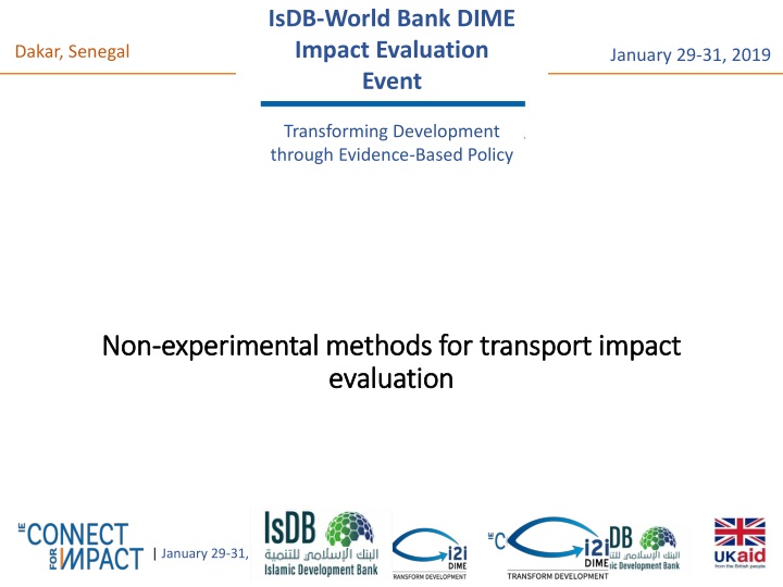 isdb world bank dime impact evaluation event