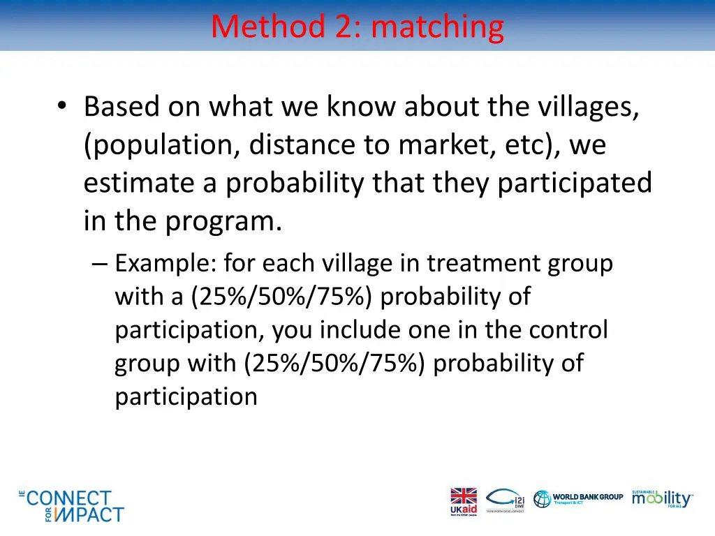 method 2 matching 1