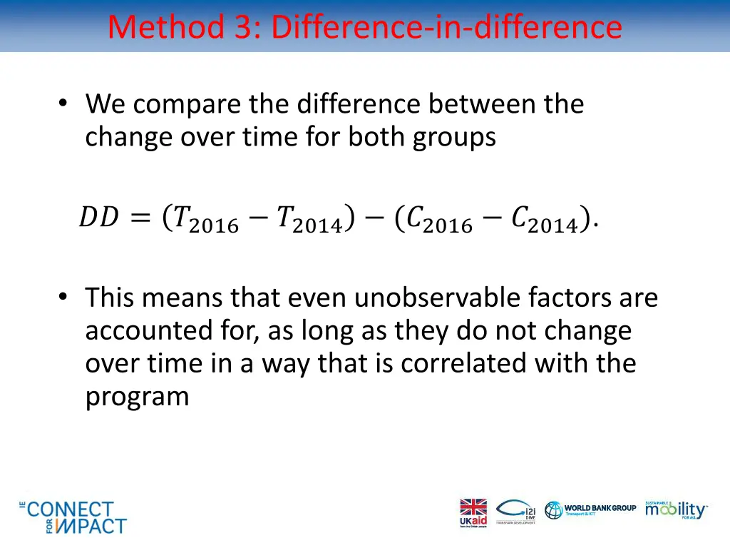 method 3 difference in difference 1