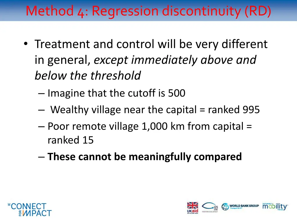 method 4 regression discontinuity rd 1