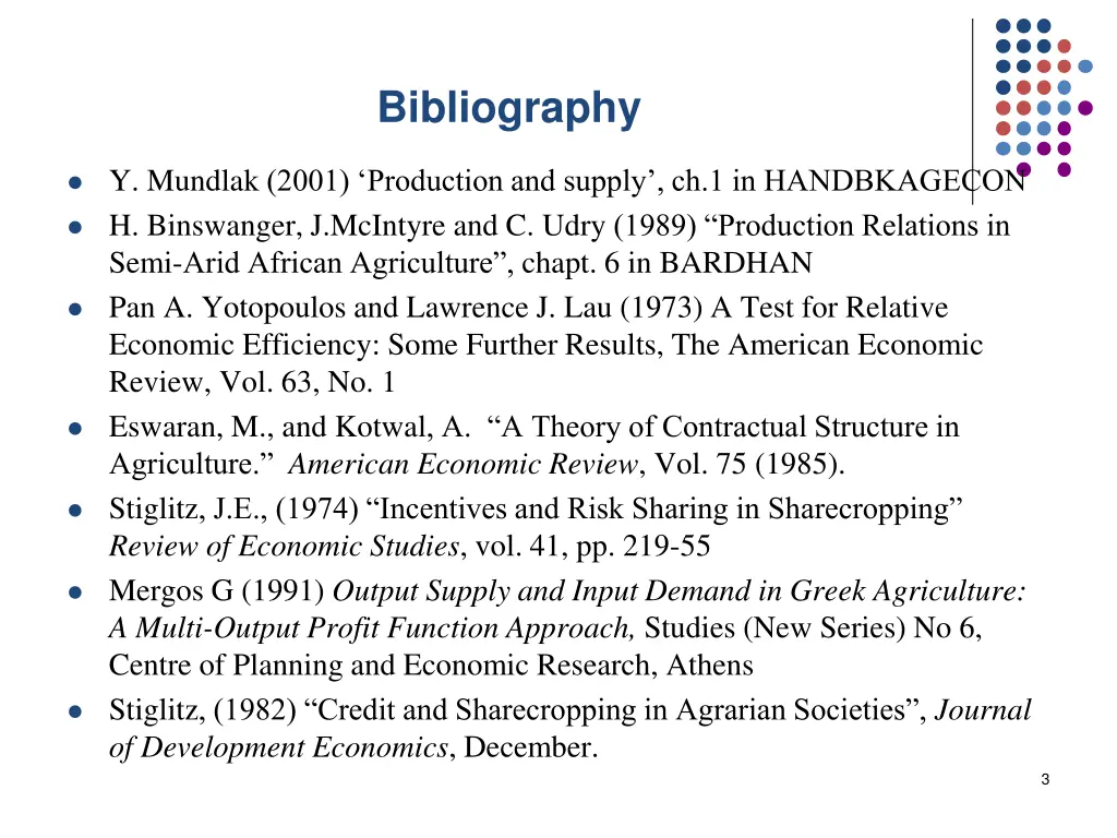 bibliography