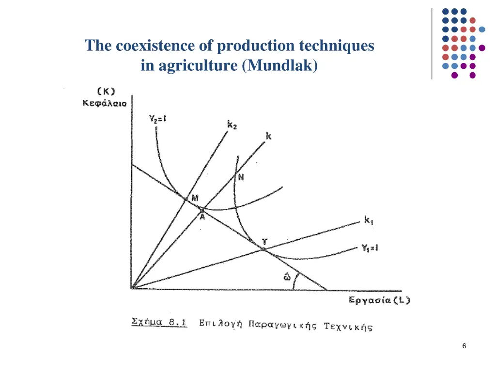 the coexistence of production techniques