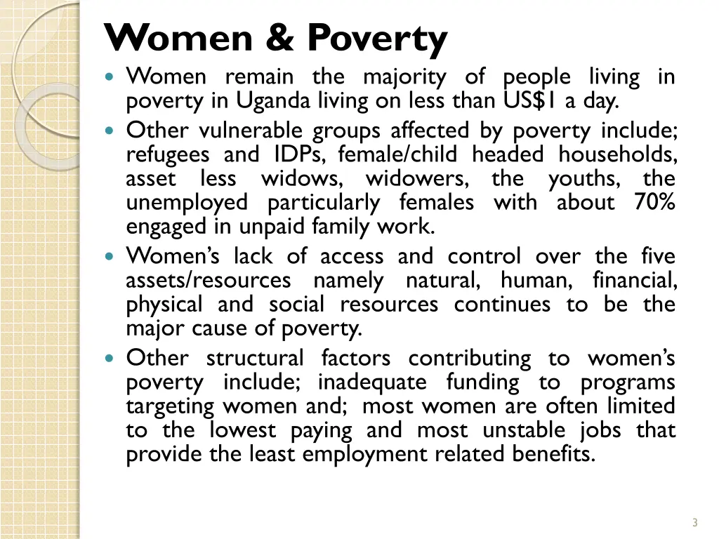 women poverty women remain the majority of people