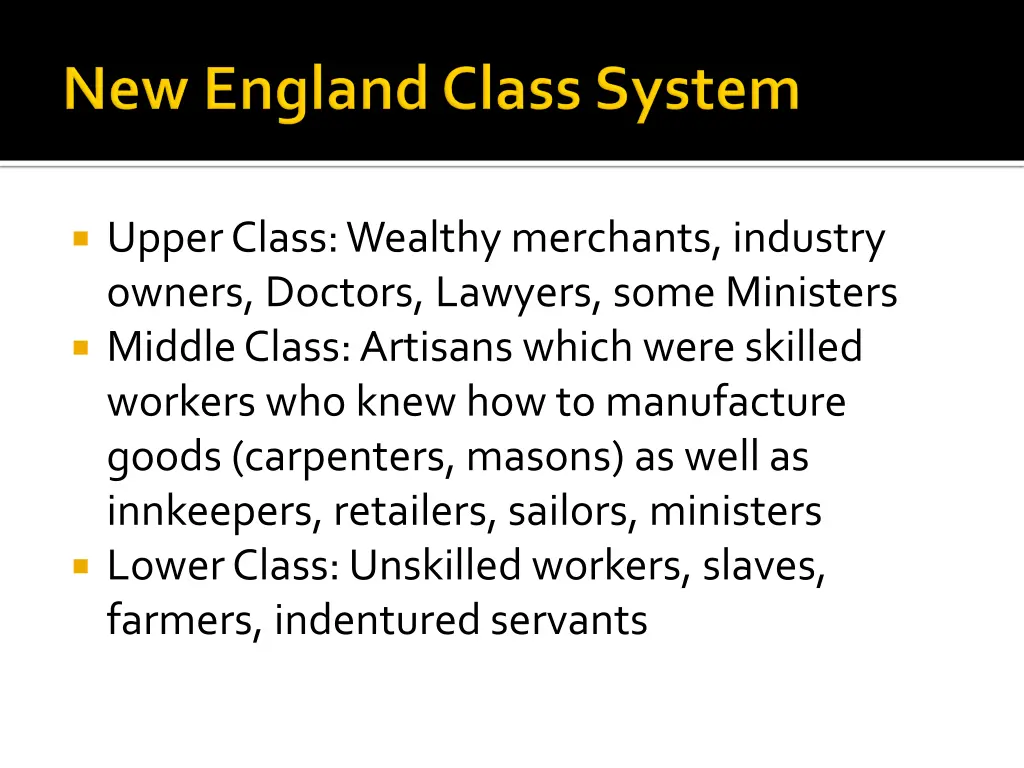 upper class wealthy merchants industry owners