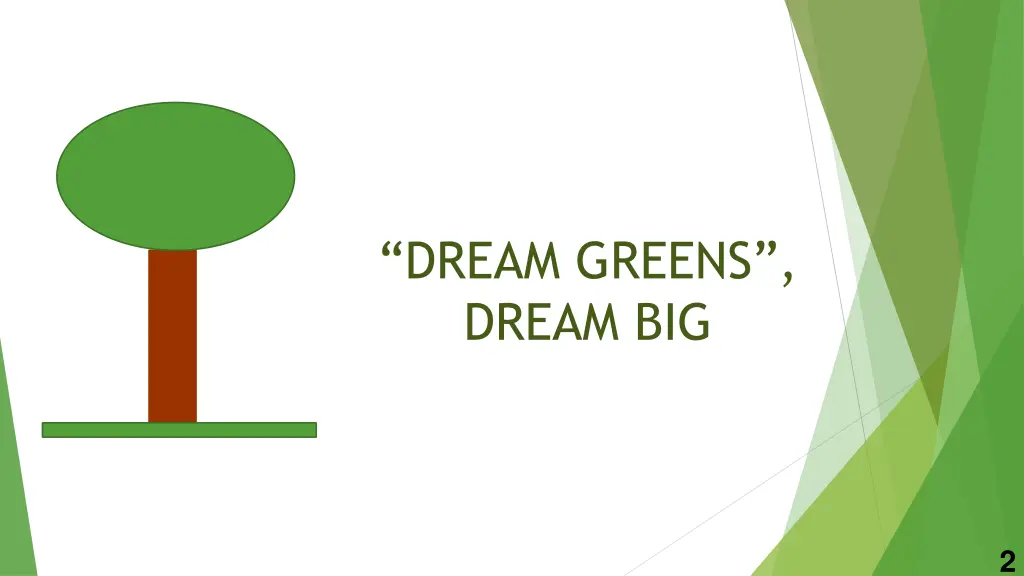 dream greens dream big