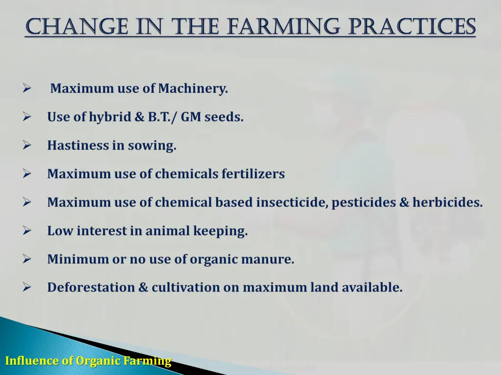 influence of organic farming 3