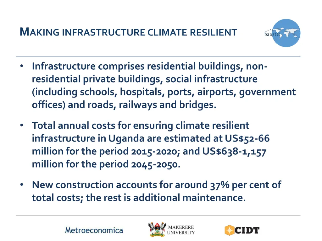 m aking infrastructureclimate resilient