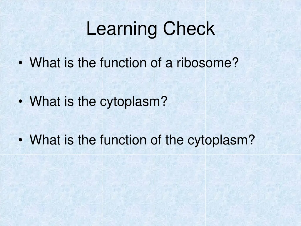 learning check 3