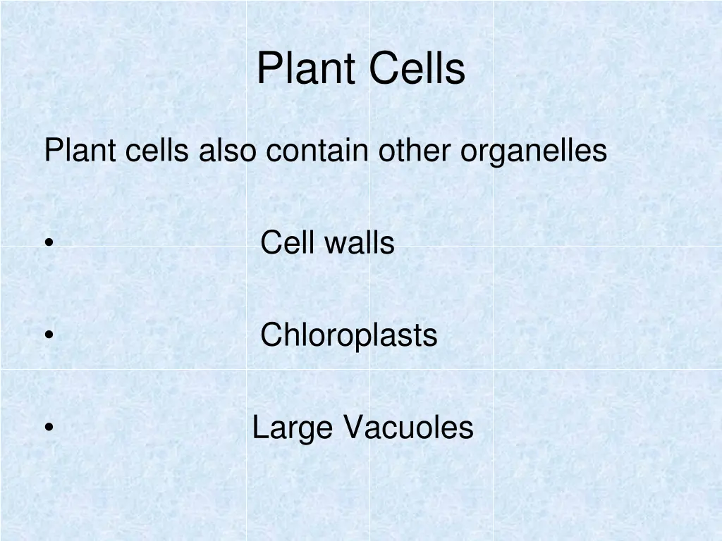 plant cells