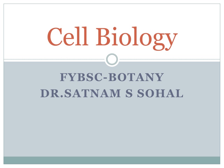 cell biology