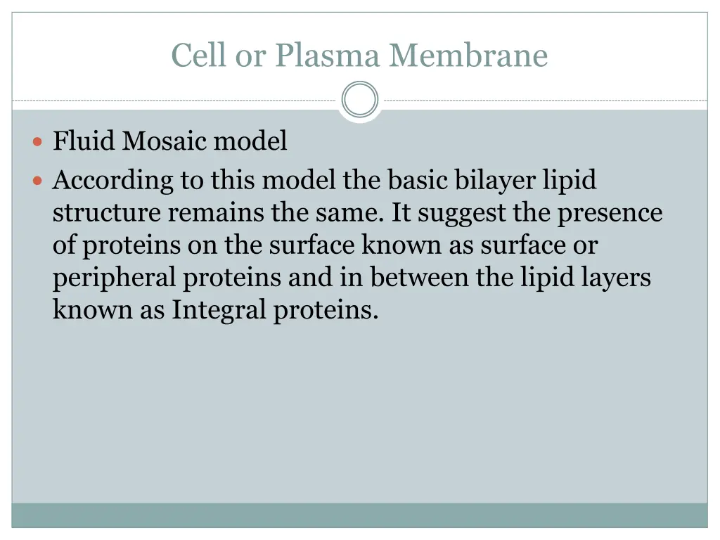 cell or plasma membrane 3