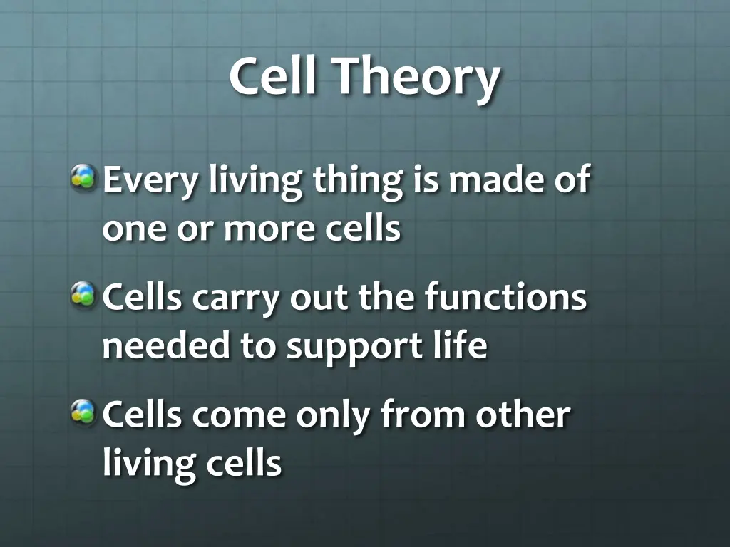 cell theory