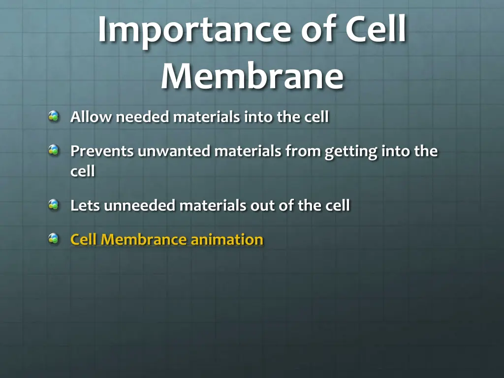 importance of cell membrane