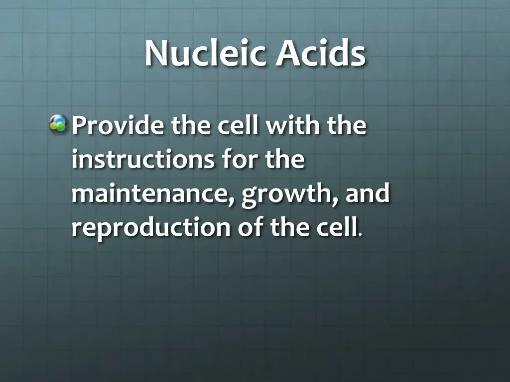 nucleic acids