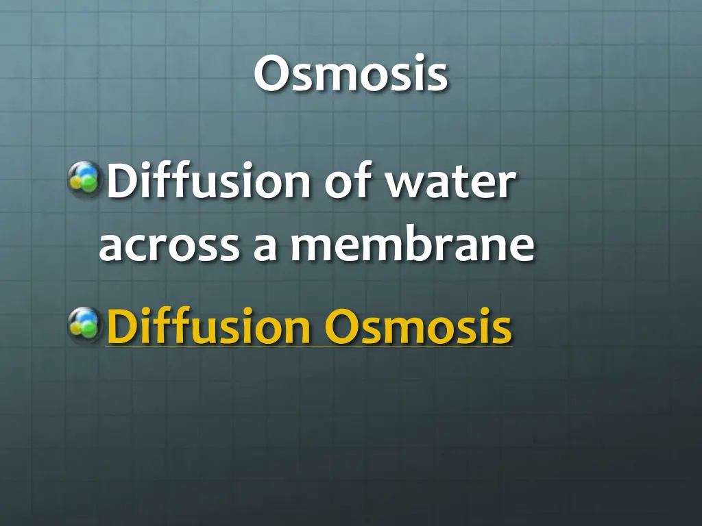 osmosis