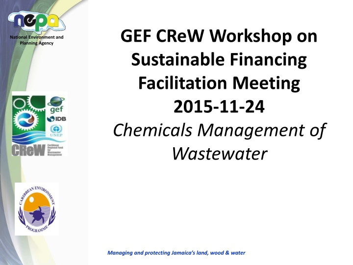 gef crew workshop on sustainable financing