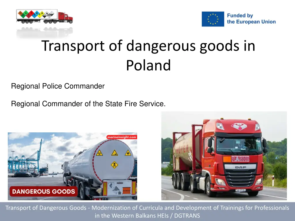 transport of dangerous goods in poland