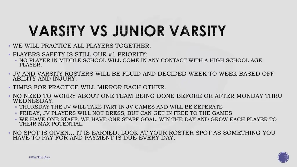 varsity vs junior varsity