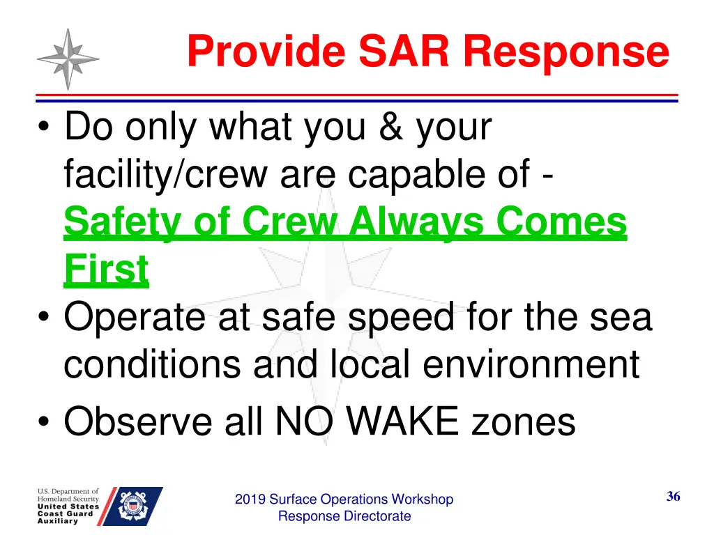 provide sar response