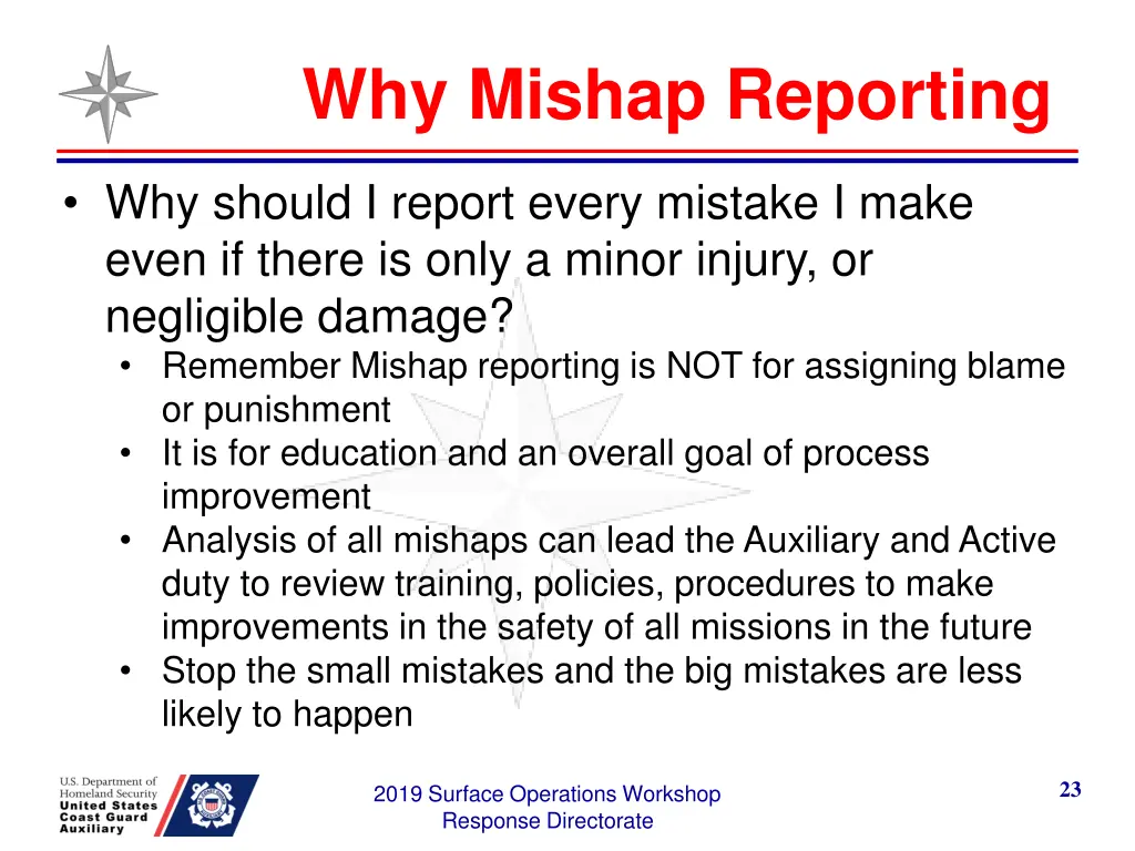 why mishap reporting