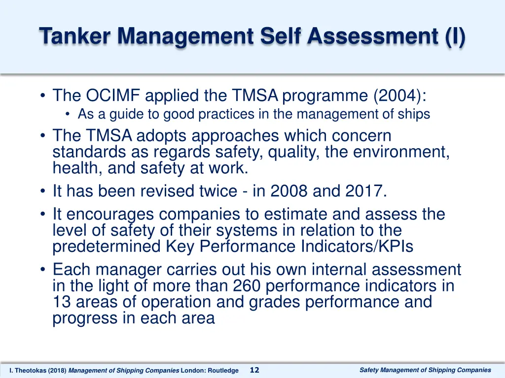 tanker management self assessment i