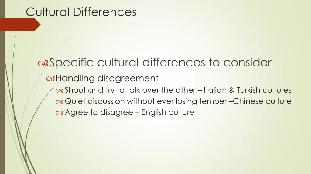 cultural differences 6