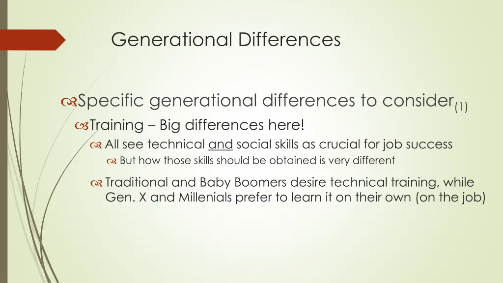 generational differences 7