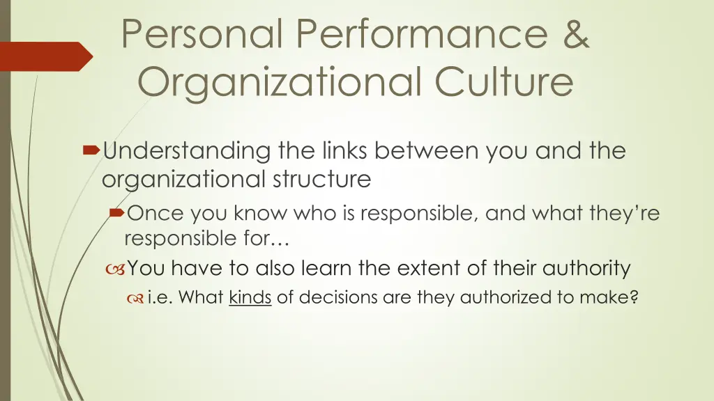 personal performance organizational culture 6