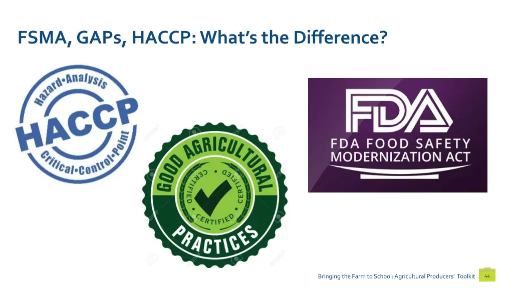 fsma gaps haccp what s the difference