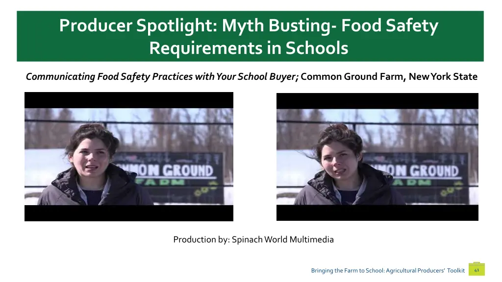 producer spotlight myth busting food safety