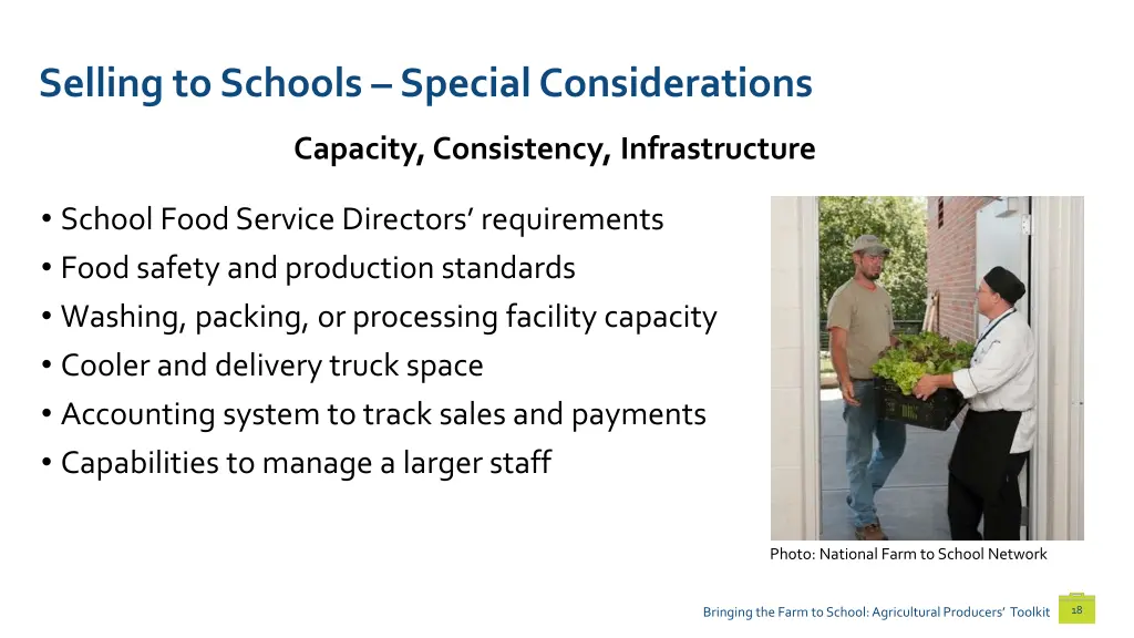 selling to schools special considerations