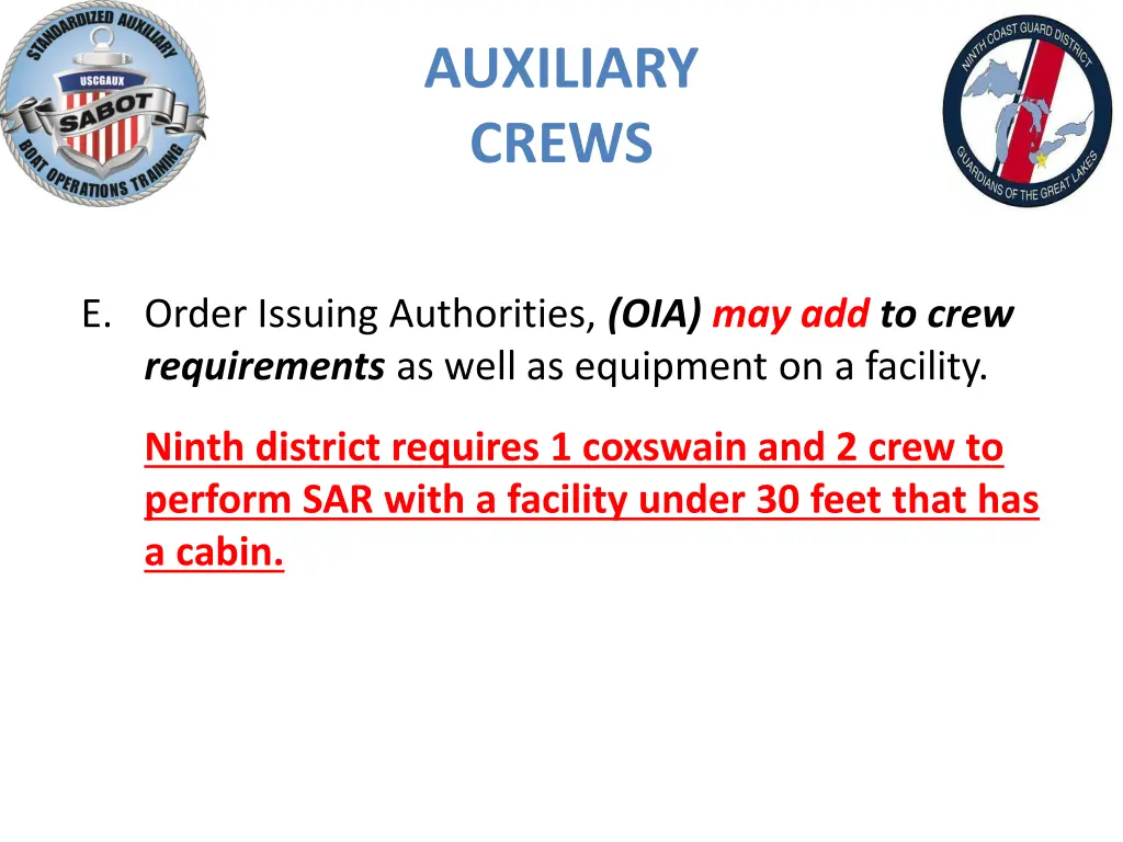 auxiliary crews 4