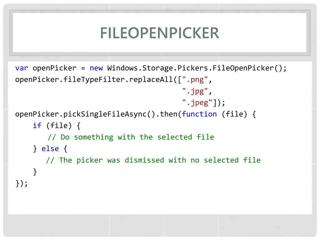 fileopenpicker