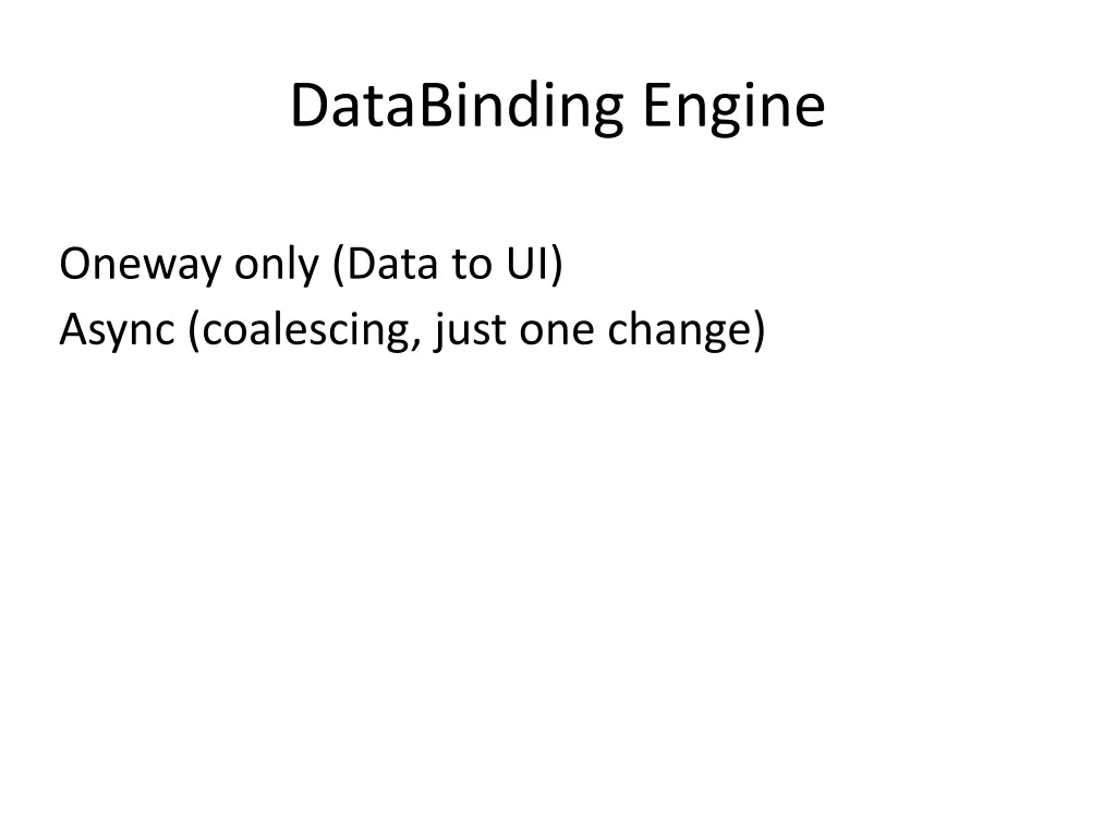 databinding engine