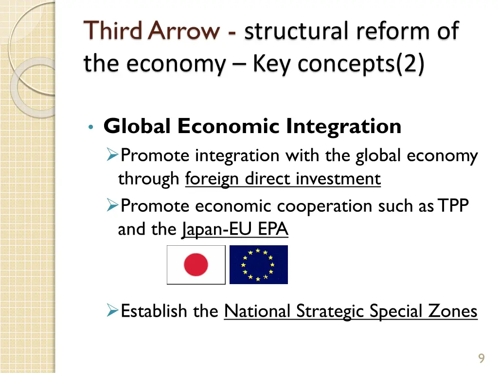 third arrow structural reform of the economy 1