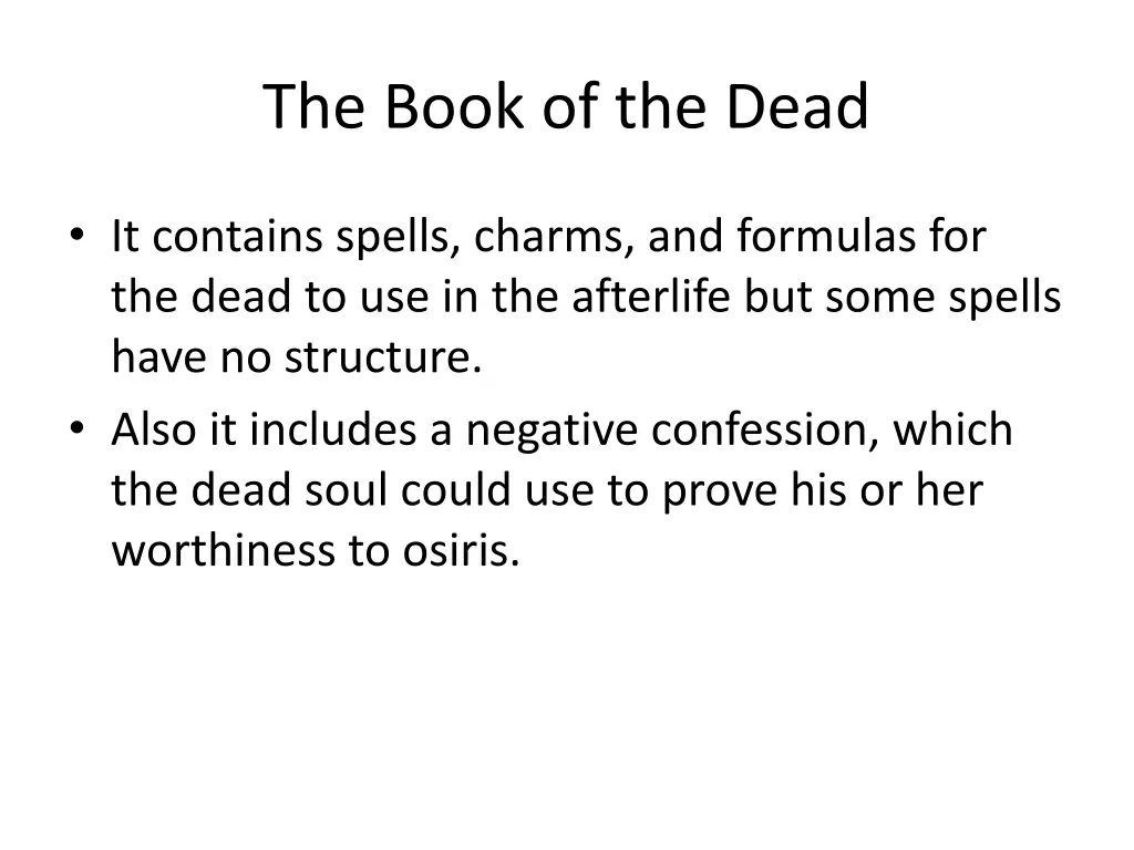 the book of the dead