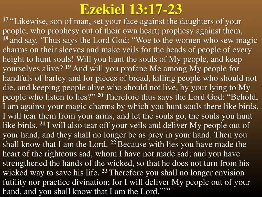 ezekiel 13 17 23