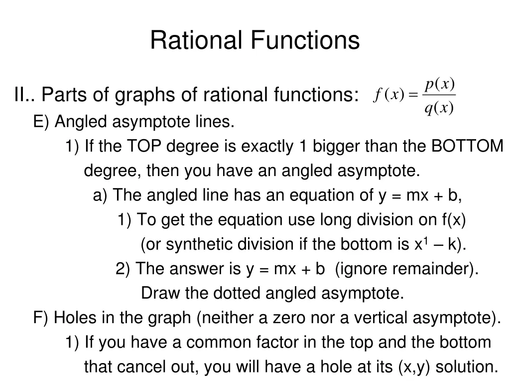 rational functions 3