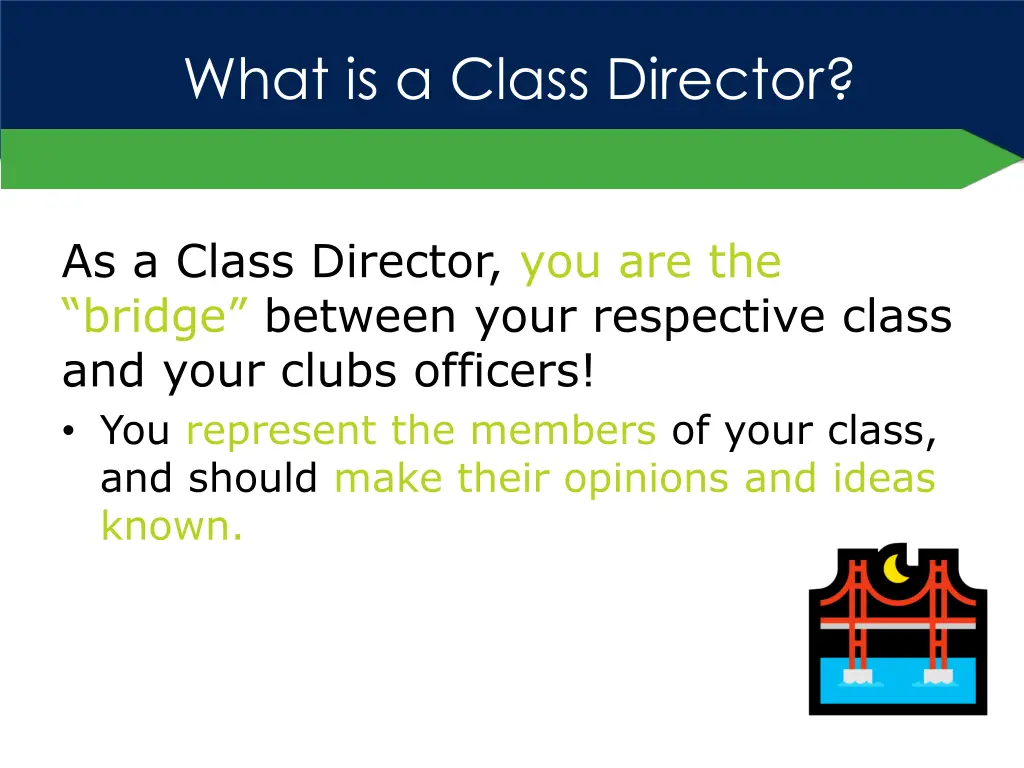 what is a class director