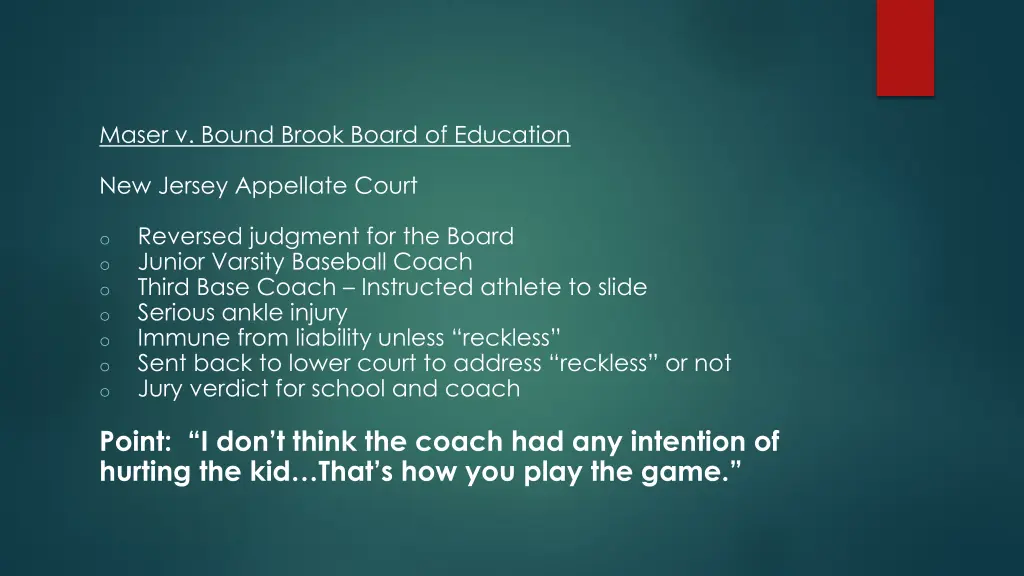 maser v bound brook board of education