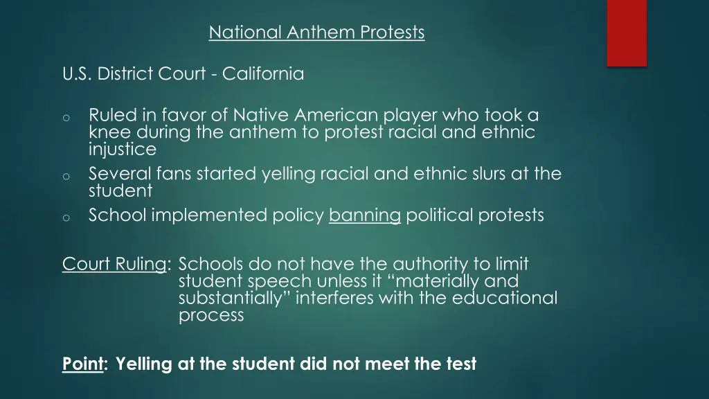 national anthem protests