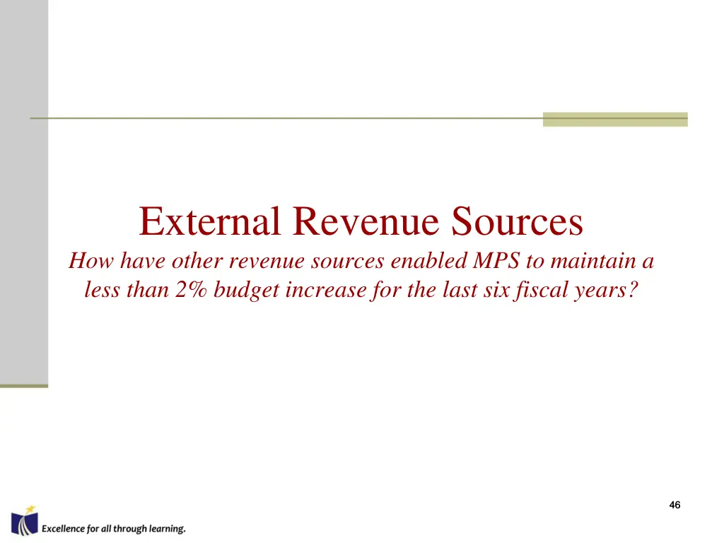 external revenue sources how have other revenue