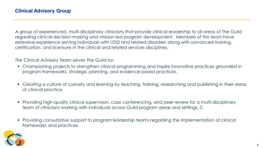 clinical advisory group