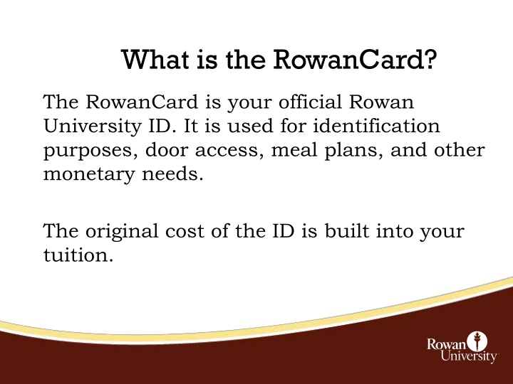 what is the rowancard