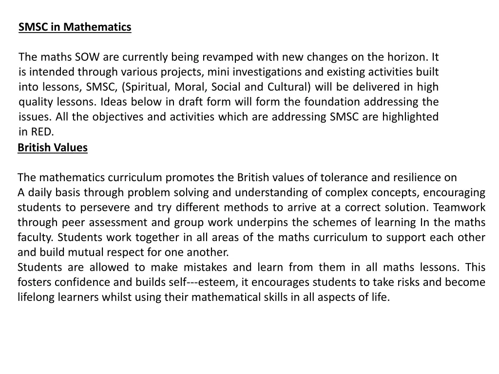 smsc in mathematics