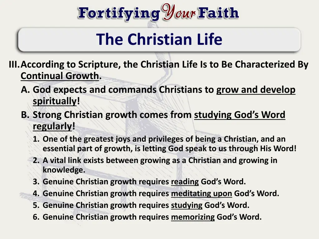 the christian life 2