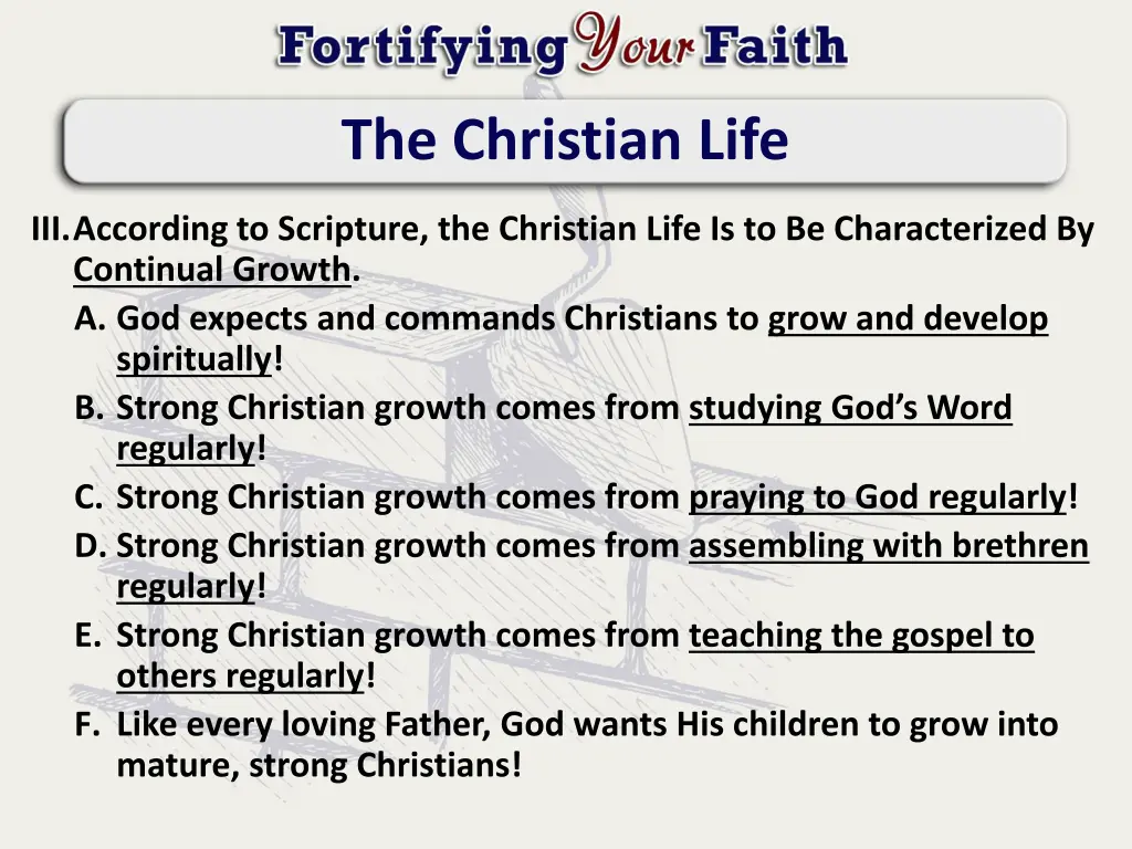 the christian life 3