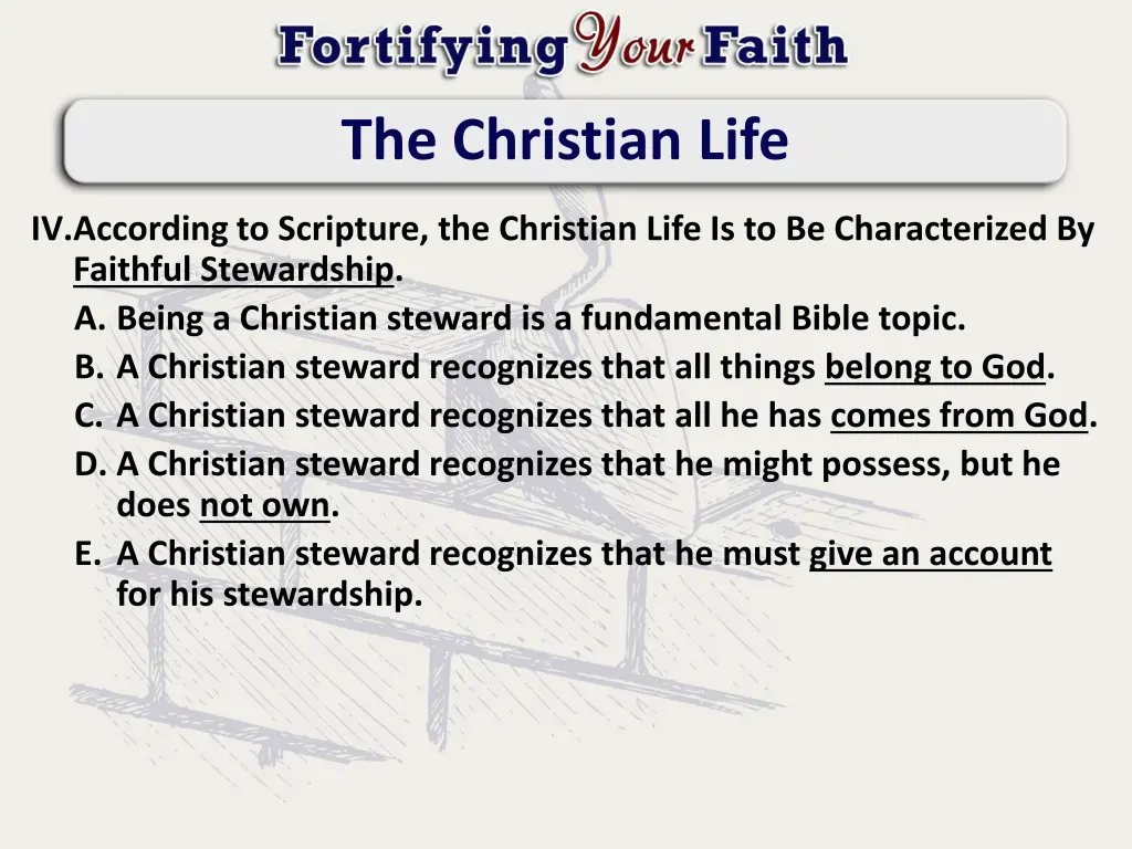 the christian life 4