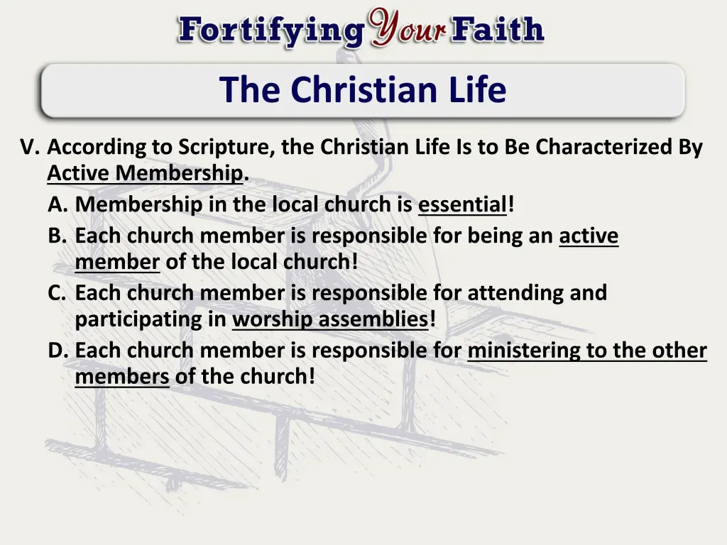 the christian life 6