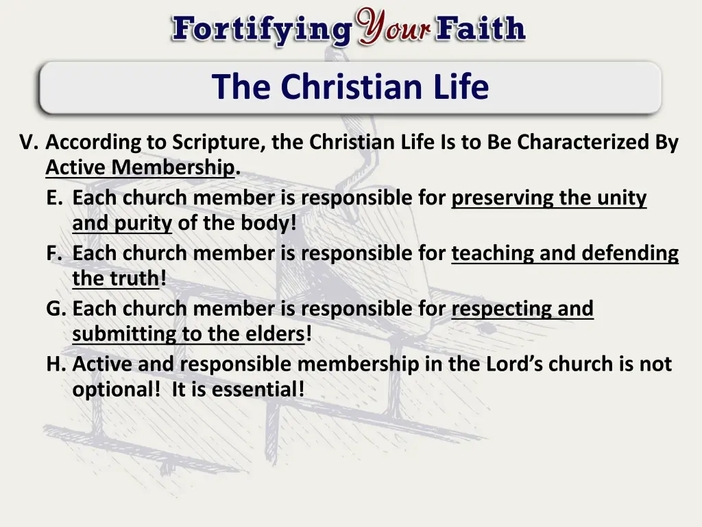 the christian life 7